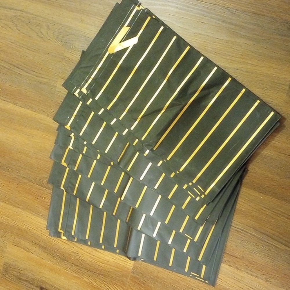 Gift Bags Black/Gold (8)